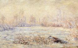 Claude Monet Hoarfrost Germany oil painting art